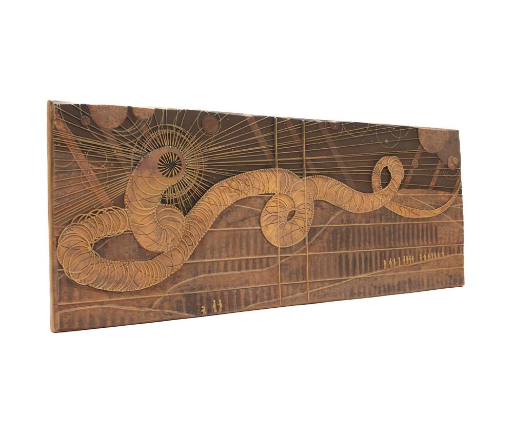 Dune Sandworm Stone Bas Relief thumbnail #4