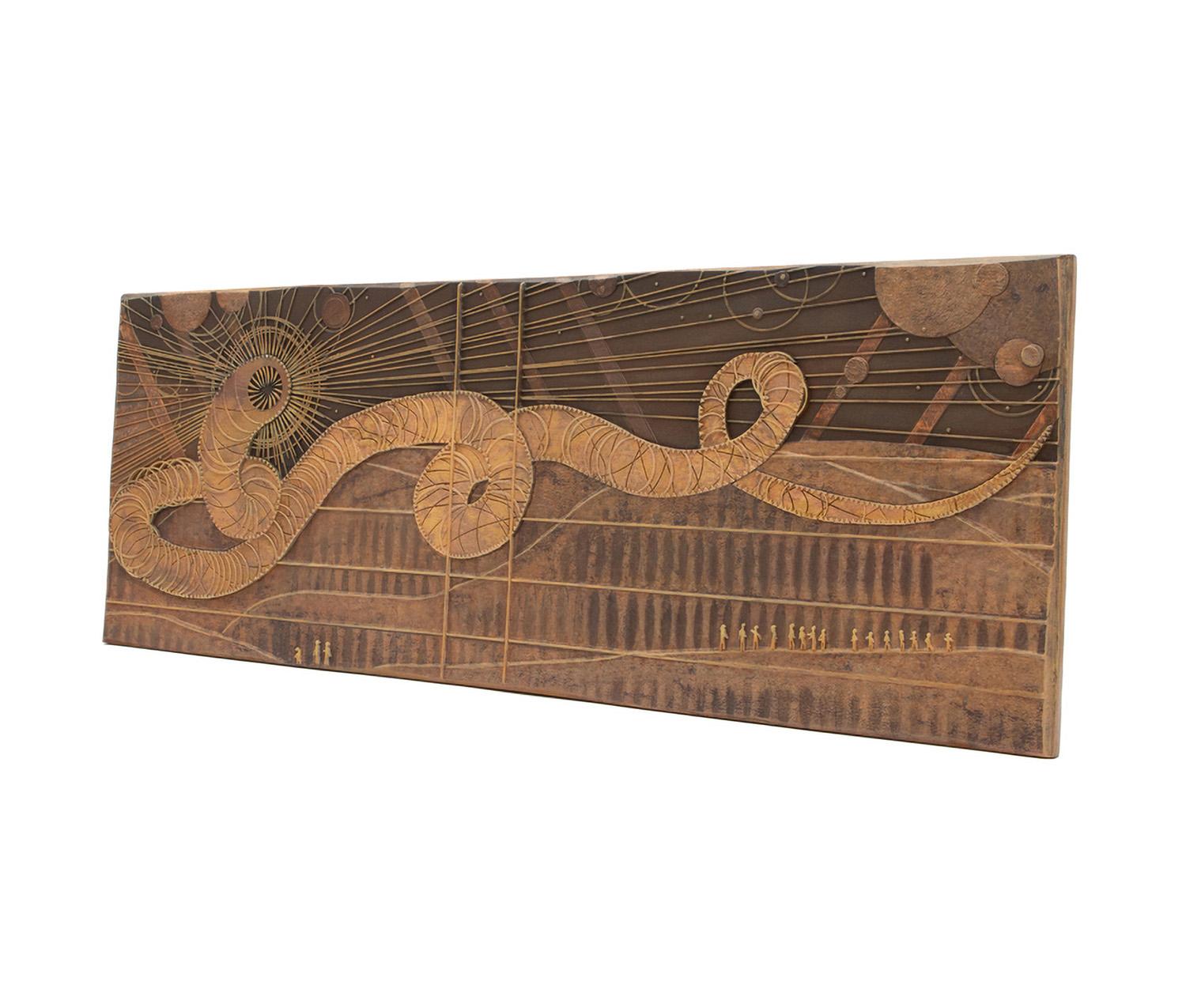 Dune Sandworm Stone Bas Relief #2